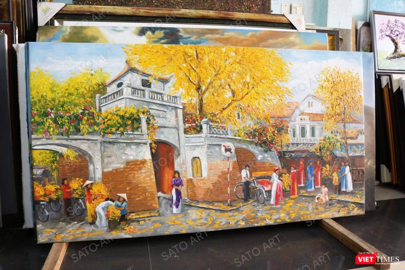 Ẩn số nguyên mẫu áo dài trong tranh của họa sĩ Lâm Đức Mạnh ảnh 8 Chánh thanh tra tuyên bố “dẹp nạn” chép tranh trái phép