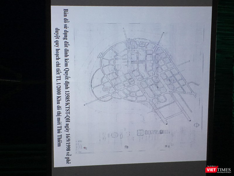 Bản đồ sử dụng đất đính kèm Quyết định 13585/KTST-QH ngày 16/9/1998 về phê duyệt quy hoạch chi tiết TL 1/2000 Khu đô thị mới Thủ Thiêm (tài liệu cung cấp tại họp báo) Bản đồ sử dụng đất đính kèm Quyết định 13585/KTST-QH ngày 16/9/1998 về phê duyệt quy hoạch chi tiết TL 1/2000 Khu đô thị mới Thủ Thiêm (tài liệu cung cấp tại họp báo)