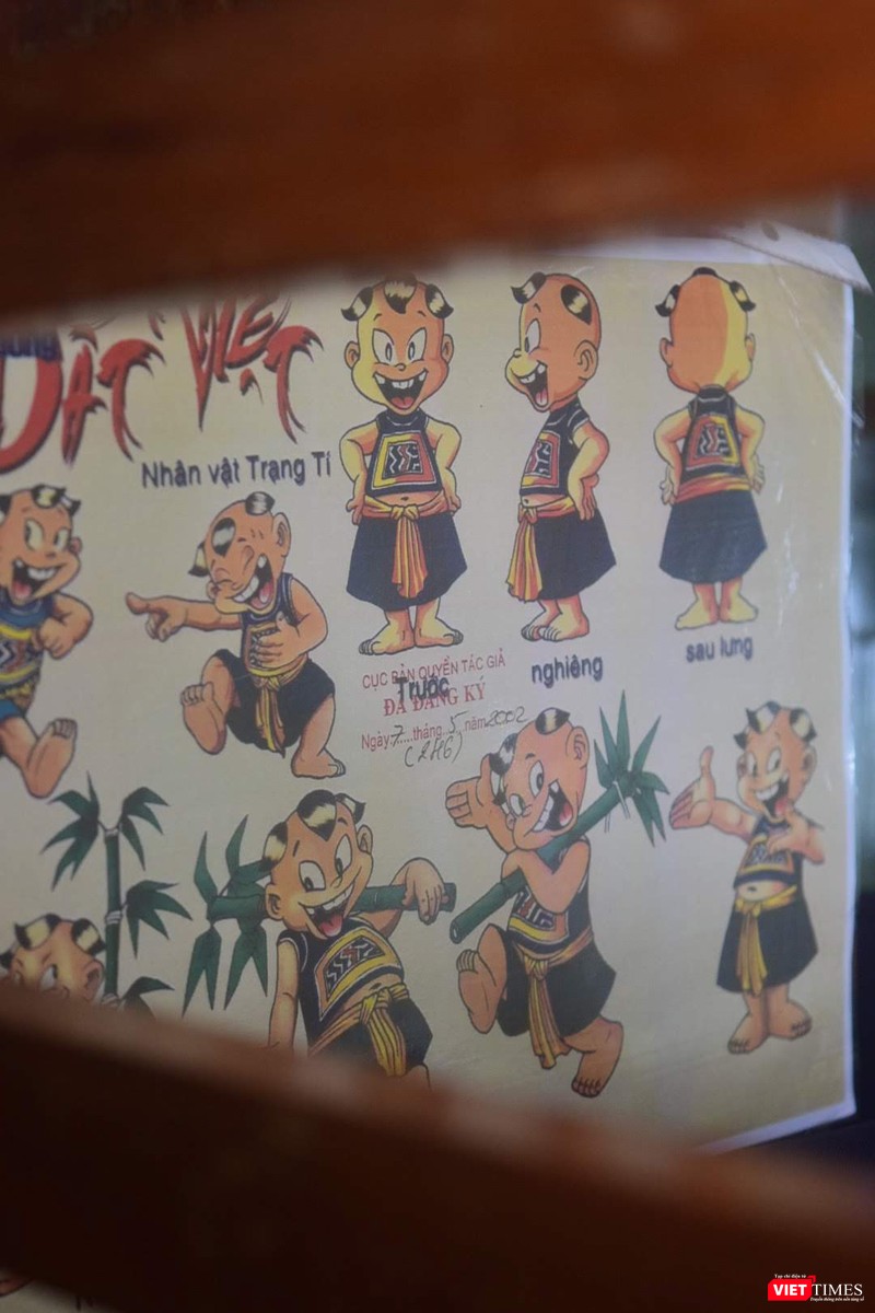 Hồ sơ các hình tượng nhân vật kèm theo Chứng nhận quyền tác giả được đăng ký tại Cục Bản quyền tác giả ngày 7/5/2002