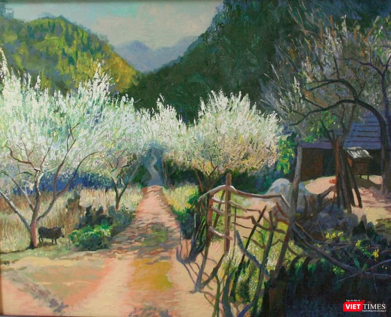 Bức tranh gốc của họa sĩ Đỗ Huy Thanh đang lưu giữ 