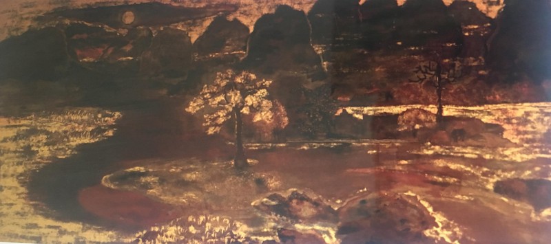 Bức “Tranh phong cảnh” của danh họa Nguyễn Gia Trí vẫn đang rao bán