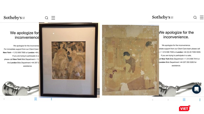 Nhà đấu giá Sotheby’s Hong Kong hạ hai bức tranh lùm xùm