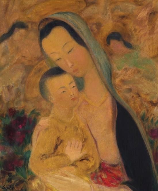 Bức tranh đề tên danh họa Lê Phổ nghi là giả đang được rao bán trên Sotheby's Bức tranh đề tên danh họa Lê Phổ nghi là giả đang được rao bán trên Sotheby's