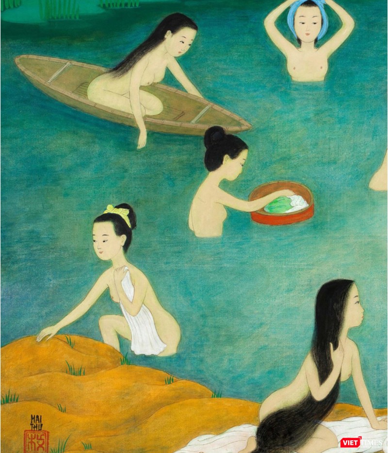 Tranh mô tả 10 cô gái tắm nude đẹp tinh khiết Tranh mô tả 10 cô gái tắm nude đẹp tinh khiết