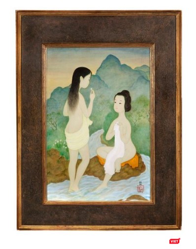 “Nguồn” (La source) của Mai Trung Thứ vẽ năm 1966 bán giá 195.000€ “Nguồn” (La source) của Mai Trung Thứ vẽ năm 1966 bán giá 195.000€