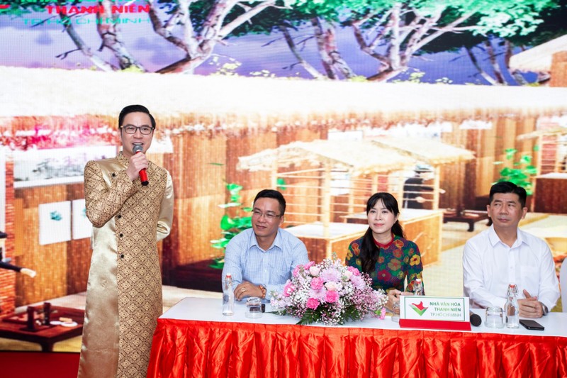 MC Anh Quân đóng góp ý kiến tới BTC mong muốn Tết Việt mang tới cho người dân nhiều ý nghĩa