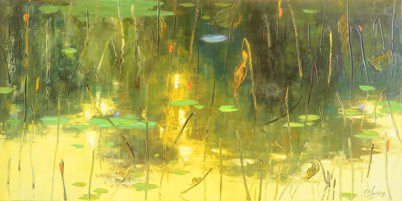 Tranh của họa sĩ Đặng Đình Ngỡ 