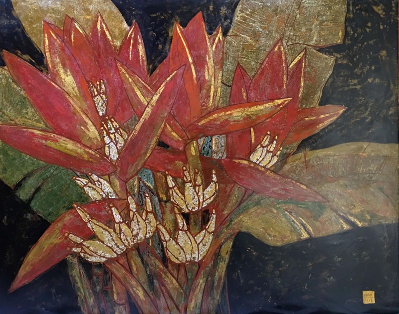 Họa sĩ Nguyễn Hải Nam luôn đắm say với chất liệu sơn mài