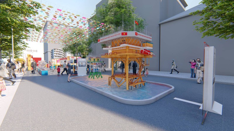 Thiết kế cho Đường sách Tết Canh Tý 2020