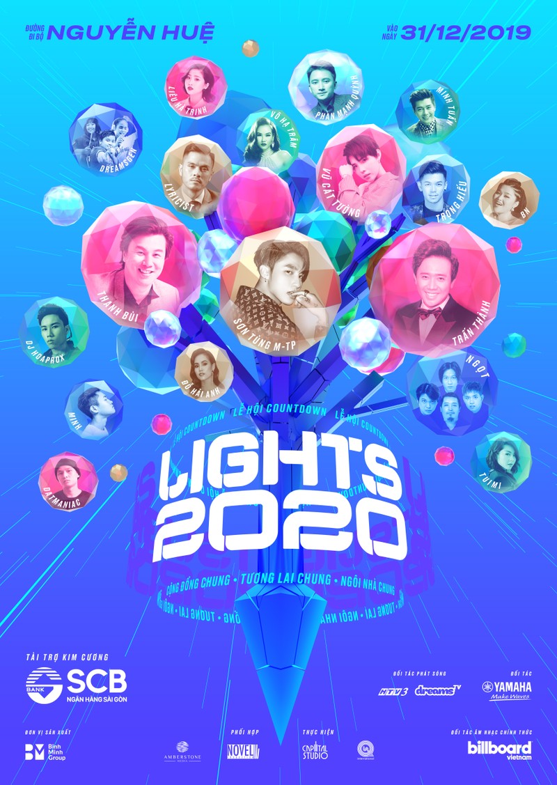 Dàn sao có mặt tại Lễ hội ánh sáng Countdown Lights 2020 Dàn sao có mặt tại Lễ hội ánh sáng Countdown Lights 2020