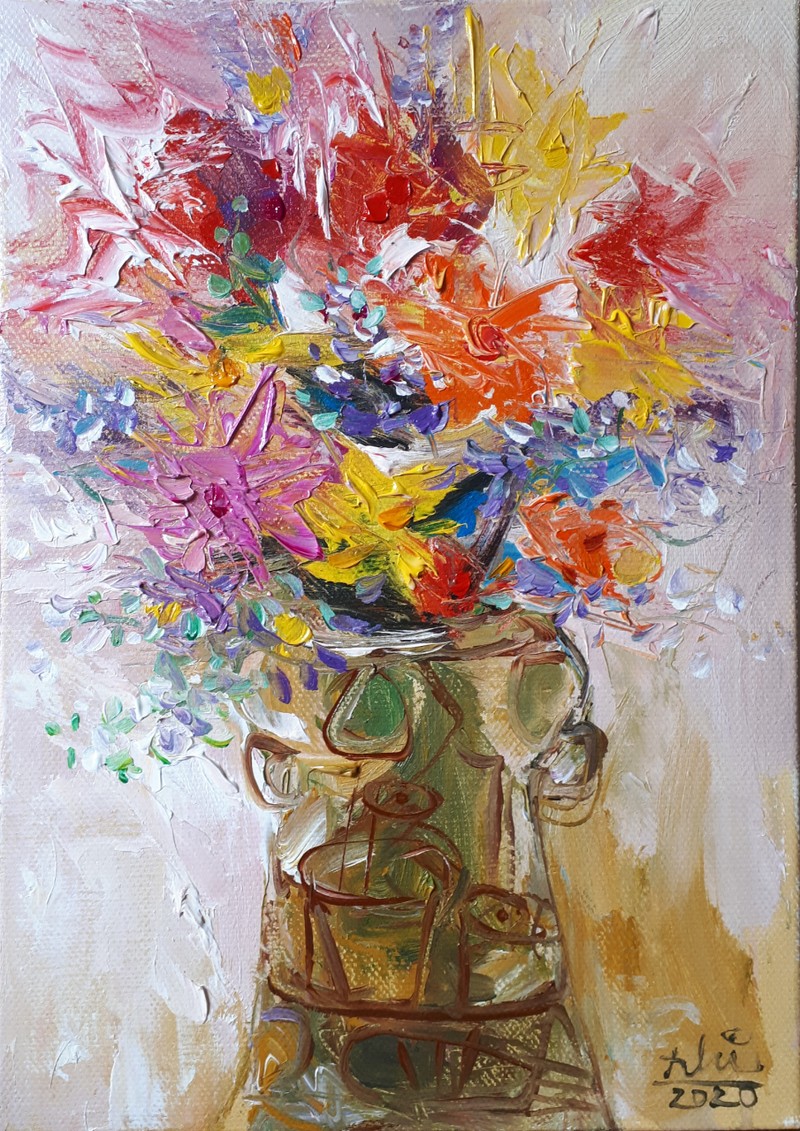 Tranh của họa sĩ Bình Nhi 