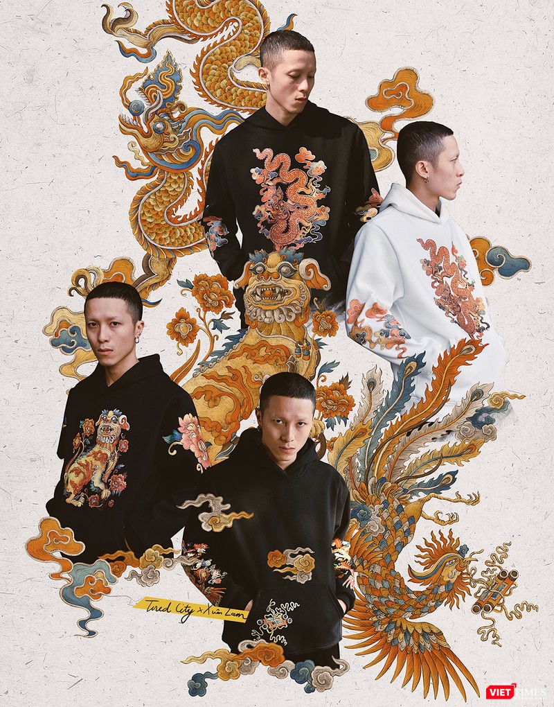 Các linh vật được đưa lên Hoodie giành cho giới trẻ 