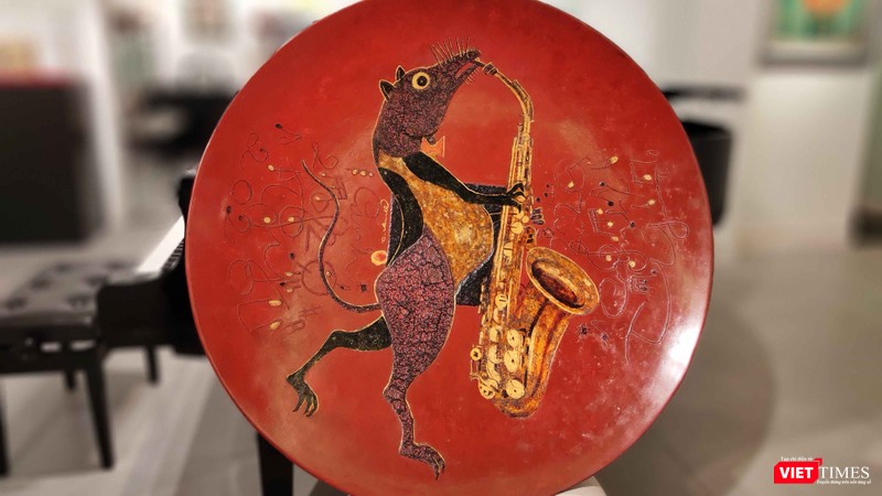 Sắc màu xuân trong tháng trưng bày tranh Tết Canh Tý 2020