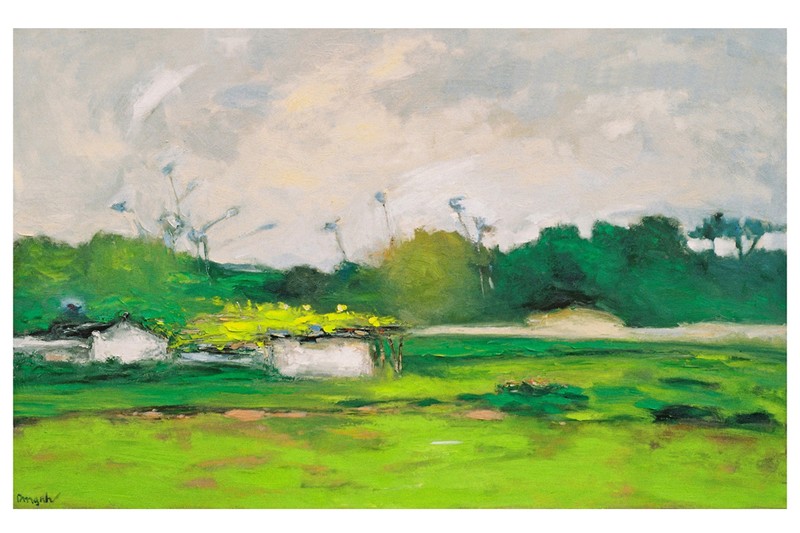 "Tháng 3" - Tranh Lâm Đức Mạnh (Bộ ảnh do họa sĩ cung cấp) "Tháng 3" - Tranh Lâm Đức Mạnh (Bộ ảnh do họa sĩ cung cấp)