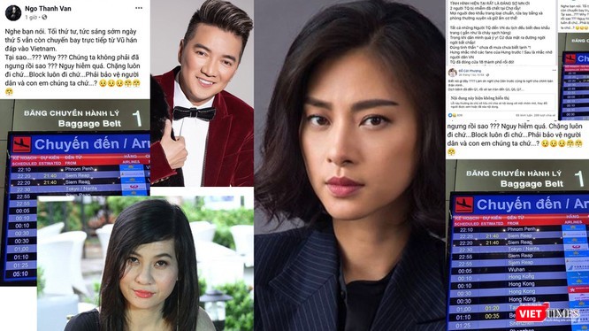 Mặc dù khá căng thẳng nhưng trước cơ quan chức năng, cả ba nghệ sĩ đều nhận mình đã sai (Ảnh Hòa Bình ghép từ các hình ảnh được chia sẻ trên facebook nhân vật)