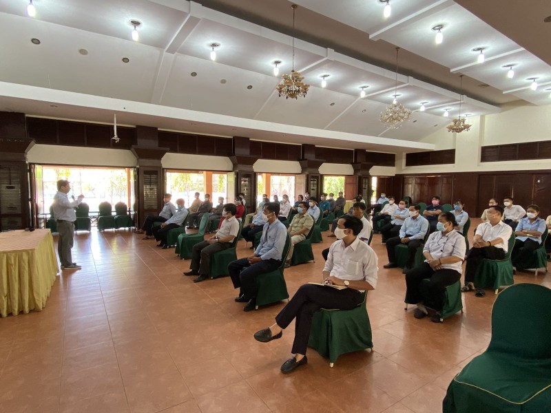 Tập huấn cho cơ sở cách ly cao cấp tại Cần Giờ chiều 19/3 (Ảnh: Sở Du lịch cung cấp) Tập huấn cho cơ sở cách ly cao cấp tại Cần Giờ chiều 19/3 (Ảnh: Sở Du lịch cung cấp)