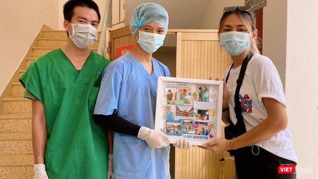 Khu cách ly Củ Chi lưu luyến tạm biệt du học sinh sau 14 ngày theo quy định (Ảnh: HT) 