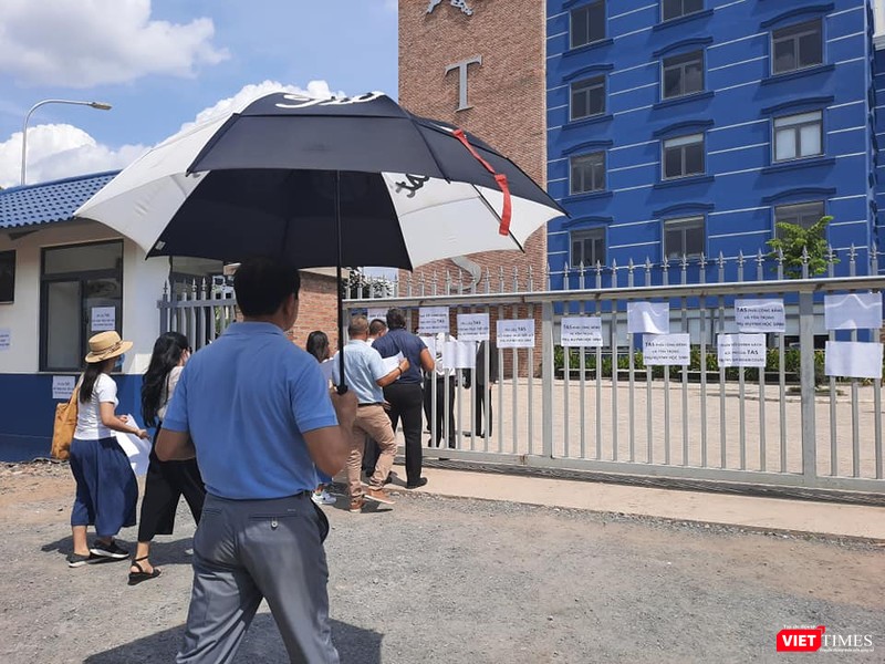 Đại diện nhà trường không tiếp phụ huynh (Ảnh: PH)