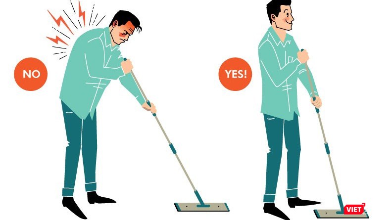 Lựa chọn một ống cây để nối dài cán chổi cao ngang tầm mắt là phù hợp (Cung cấp hình ảnh: MH) Lựa chọn một ống cây để nối dài cán chổi cao ngang tầm mắt là phù hợp (Cung cấp hình ảnh: MH)