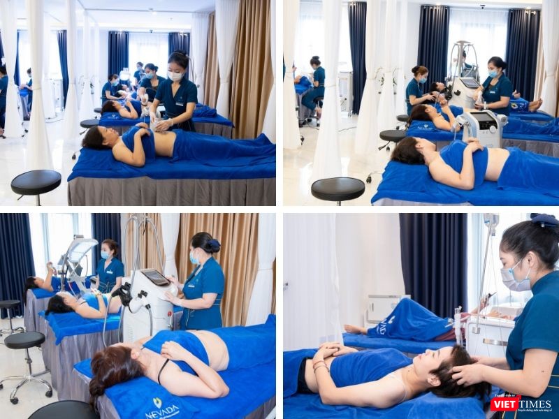 Thẩm mỹ viện Quốc tế Nevada được quảng bá là công nghệ cao (Ảnh: Nevada) Thẩm mỹ viện Quốc tế Nevada được quảng bá là công nghệ cao (Ảnh: Nevada)