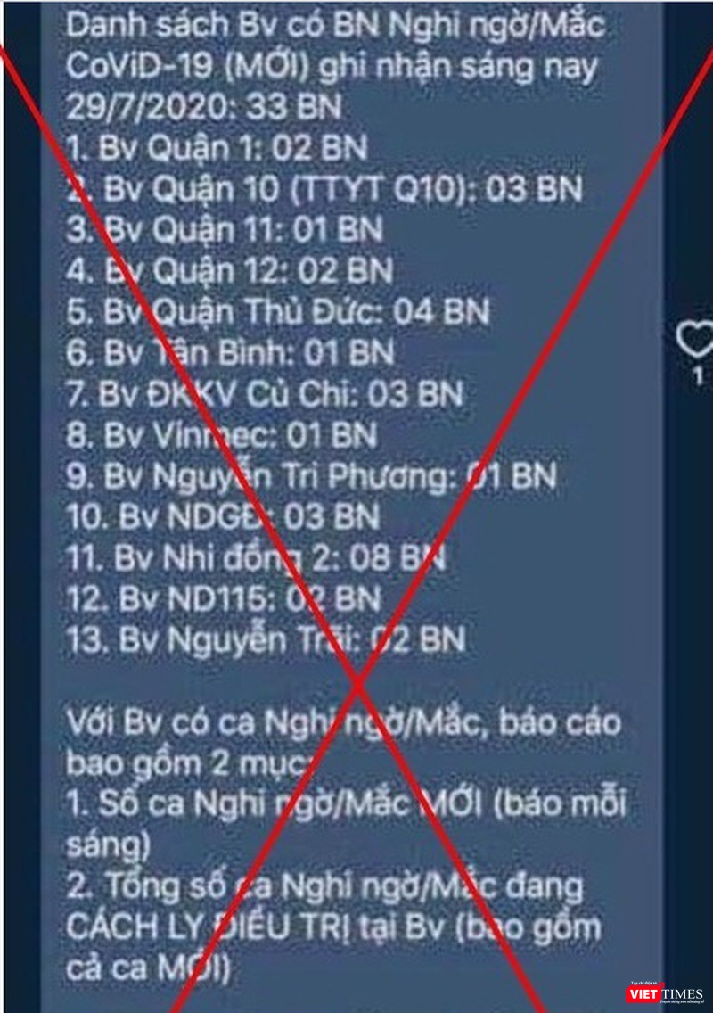 Thông tin sai sự thật lan truyền trên mạng xã hội khiến người dân hoang mang (Ảnh: MXH) Thông tin sai sự thật lan truyền trên mạng xã hội khiến người dân hoang mang (Ảnh: MXH)