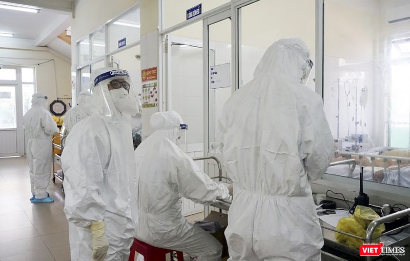 Bên trong BV Phổi Đà Nẵng (Ảnh: Hồ Xuân Mai) 