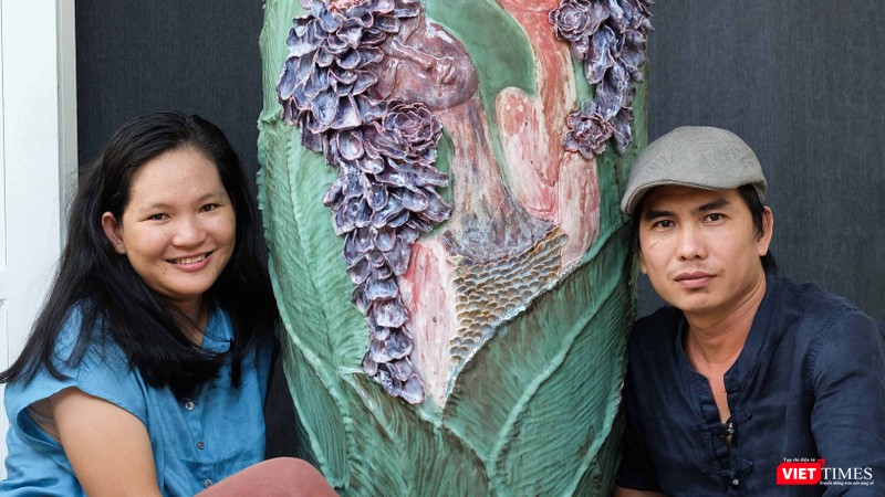 Ngô Trọng Văn, Nguyễn Thị Dũng - Cặp đôi đặc biệt của làng gốm phương Nam