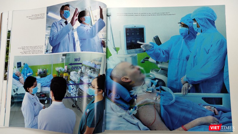 Tạm biệt BN91 trước khi lên máy bay trở về quê hương Anh 