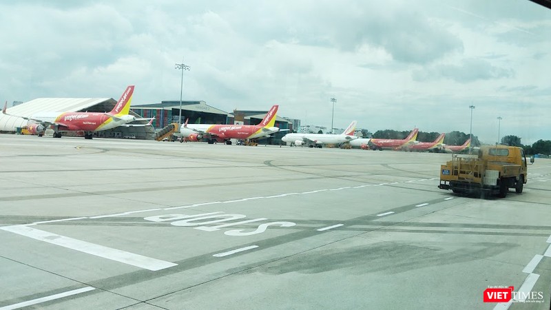 Văn bản của Cảng vụ Hàng không Miền Nam kiến nghị Cục Hàng không Việt Nam chấn chỉnh VietJet (Ảnh: Hòa Bình) 