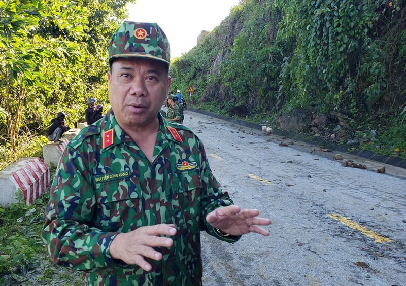 Trung tướng Nguyễn Long Cáng cho biết đã lên kế hoạch tiếp cận hiện trường bằng đường bộ khác