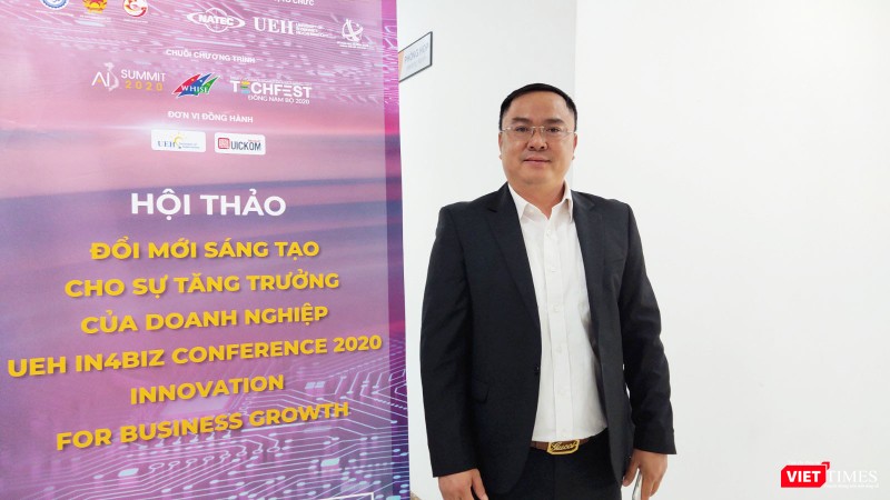 Đại diện Thường trực phía Nam Cục Phát triển thị trường và Doanh nghiệp KH&amp;CN, Bộ Khoa học và Công nghệ - ông Chu Quang Thái