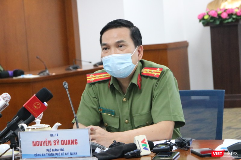 Đại tá Nguyễn Sỹ Quang, Phó Giám đốc Công an TP.HCM- Ảnh Hải Linh