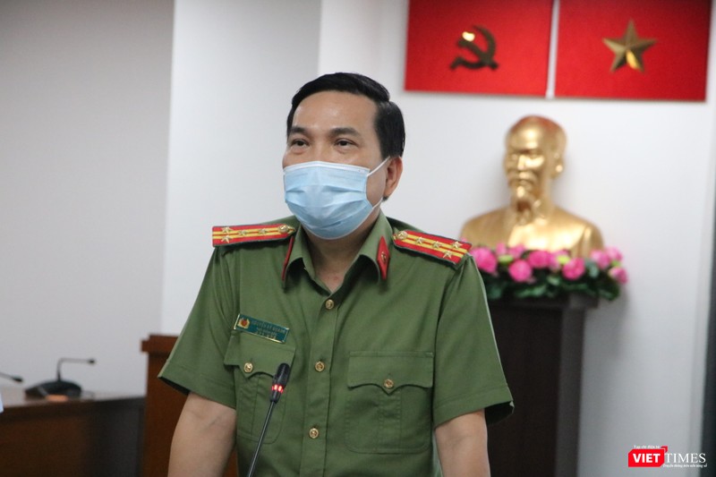 Đại tá Nguyễn Sỹ Quang – Phó Giám đốc Công an TP.HCM khẳng định cơ quan điều tra sẽ xác định chế tài (Ảnh: Hải Linh)