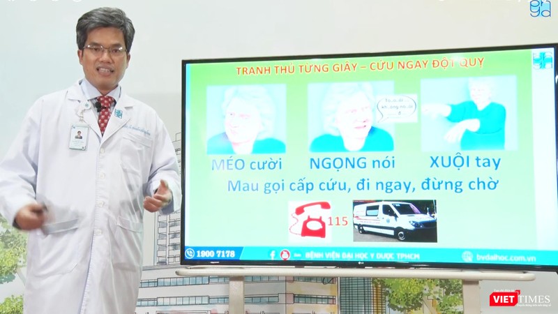 BS Nguyễn Bá Thắng nói về 3 biểu hiện cơ bản nhất của đột quỵ