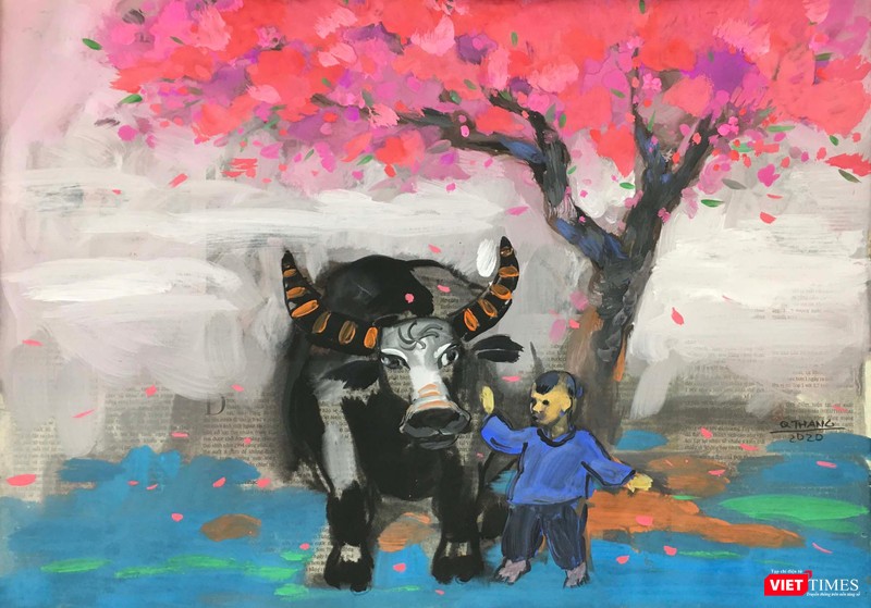 Tranh của hoạ sĩ Nguyễn Quốc Thắng