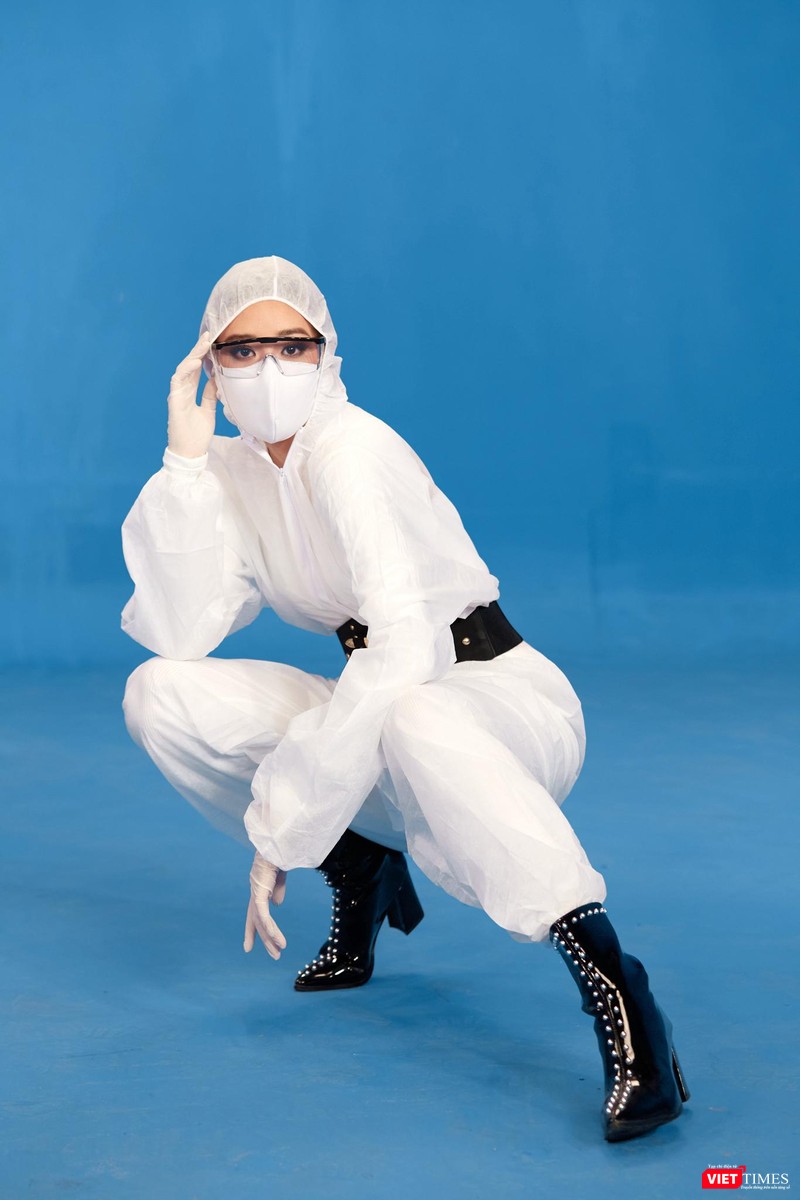 Hoa hậu Khánh Vân đồng hành với nhiều hoạt động hỗ trợ cộng đồng chống COVID-19 suốt thời gian qua