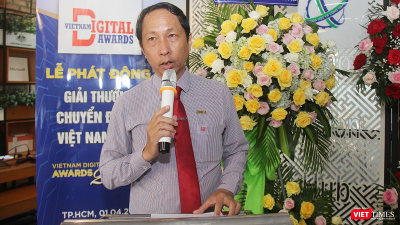 Ông Vũ Anh Tuấn – Tổng Thư ký Hội Tin học TP.HCM (Ảnh: Trường Giang)