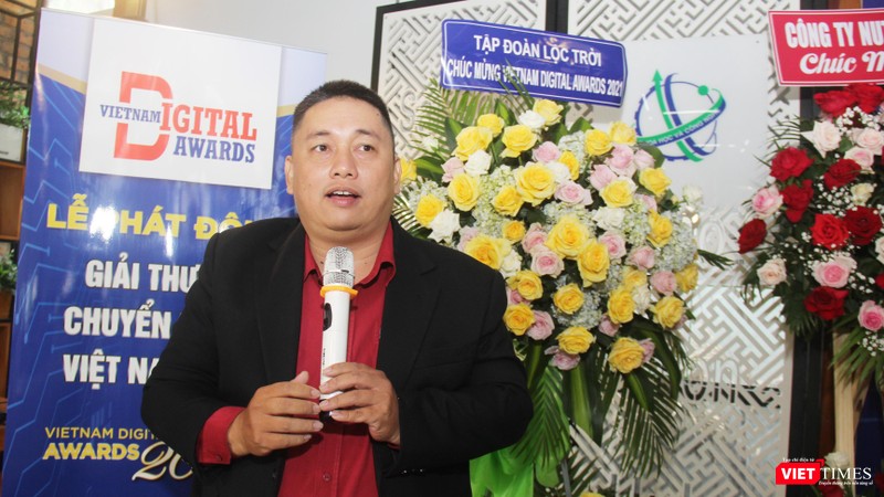 Ông Vũ Tuấn Anh - Phó Tổng Giám đốc Dr SME đưa quan điểm, cốt lõi là tư duy lãnh đạo (Ảnh: Trường Giang)