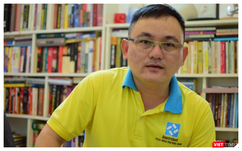 Ông Cao Trung Hiếu – CEO Dân trí Soft (TP.HCM) - Ảnh: Hoà Bình