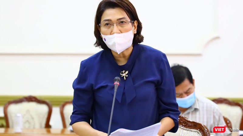 Bà Lê Thị Huỳnh Mai – Giám đốc Sở Kế hoạch Đầu tư TP.HCM - Ảnh: Huyền Mai Bà Lê Thị Huỳnh Mai – Giám đốc Sở Kế hoạch Đầu tư TP.HCM - Ảnh: Huyền Mai
