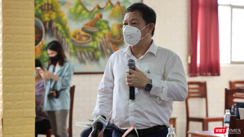 Phó Chủ tịch UBND TP.HCM Dương Anh Đức phát biểu tại buổi làm việc. Ảnh: Huyền Mai