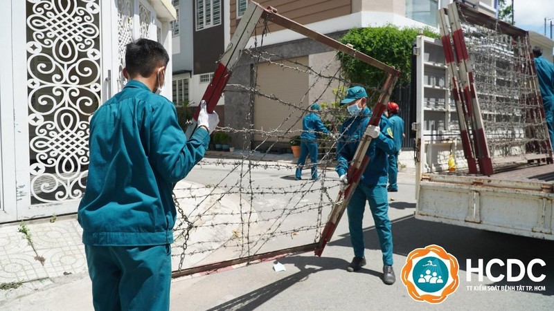 TP.HCM tiếp tục phong toả hẹp một số khu vực- Ảnh HCDC