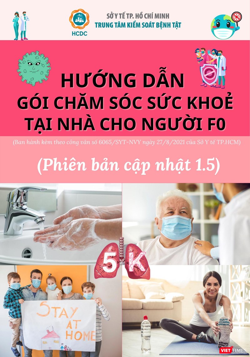 Hướng dẫn điều trị F0 tại nhà, phiên bản cập nhật 1.5 Hướng dẫn điều trị F0 tại nhà, phiên bản cập nhật 1.5