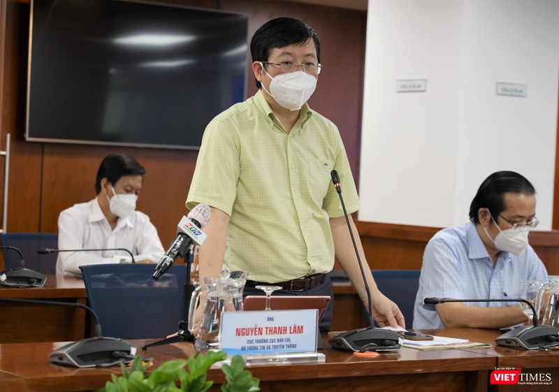 Cục trưởng Cục Báo chí - Bộ Thông tin và Truyền thông Nguyễn Thanh Lâm