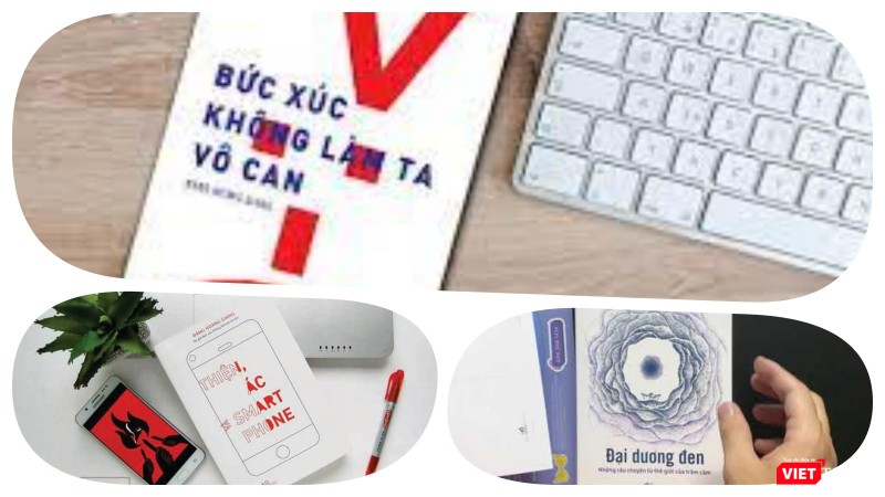 Những cuốn sách gây ảnh hưởng xã hội mạnh mẽ của TS Đặng Hoàng Giang. Ảnh: Hoà Bình ghép