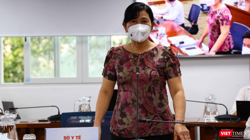 Chánh Văn phòng Sở Y tế TP.HCM, BS Nguyễn Thị Huỳnh Mai. Ảnh: Linh Nhi