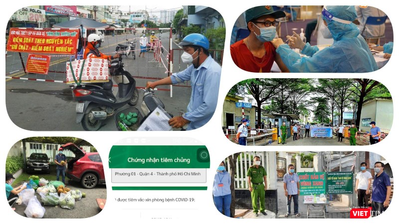 TP.HCM đã có 17 địa phương đề nghị được công nhận kiểm soát dịch. Ảnh: Hoà Bình