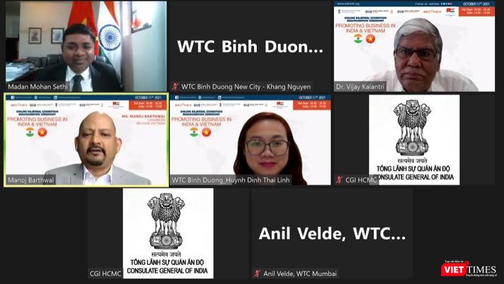 Lễ khai mạc trực tuyến diễn ra chiều ngày 11/10. Ảnh: Hoà Bình