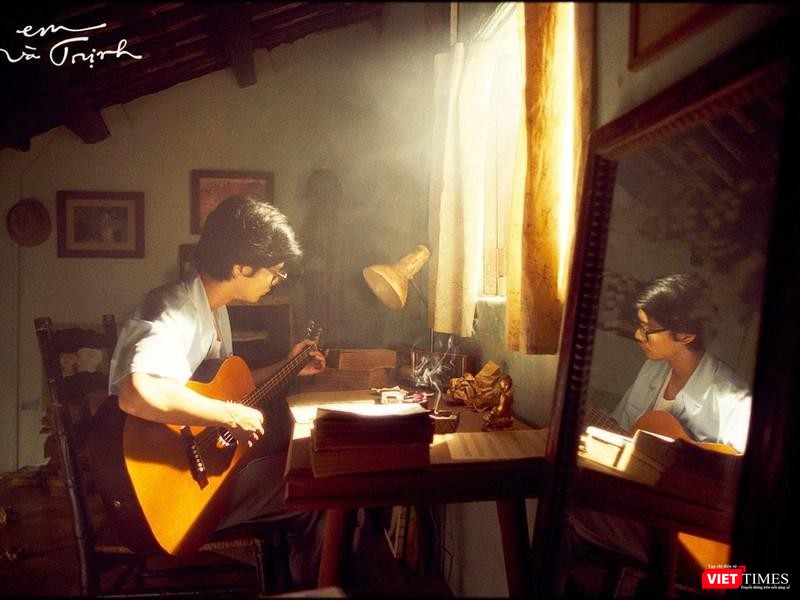 Phim "Em và Trịnh" dự kiến phát hành dịp Giáng sinh 2021 đã dời lịch chiếu sang 2022. Ảnh: Đoàn làm phim cung cấp