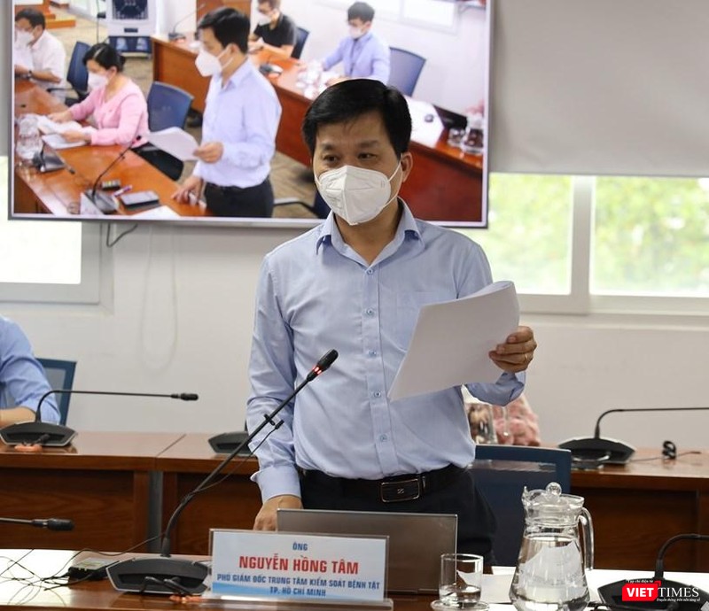 Phó Giám đốc Trung tâm Kiểm soát Bệnh tật TP.HCM, BS. Nguyễn Hồng Tâm Phó Giám đốc Trung tâm Kiểm soát Bệnh tật TP.HCM, BS. Nguyễn Hồng Tâm
